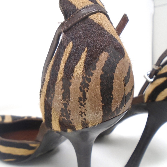 BCBG MaxAzria CALF HAIR PIONTY HEELS SZ 9 - Picture 5 of 6